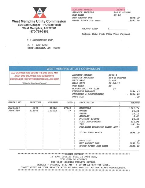 west memphis utility bill pay